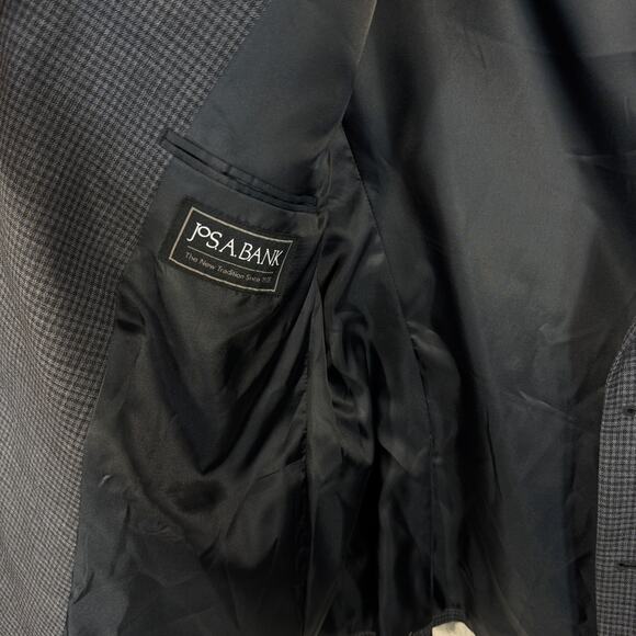 Jos. A. Bank Mens SZ 46R Executive Wool Suit Jacket Plaid Lined Traditional Fit - Picture 6 of 7